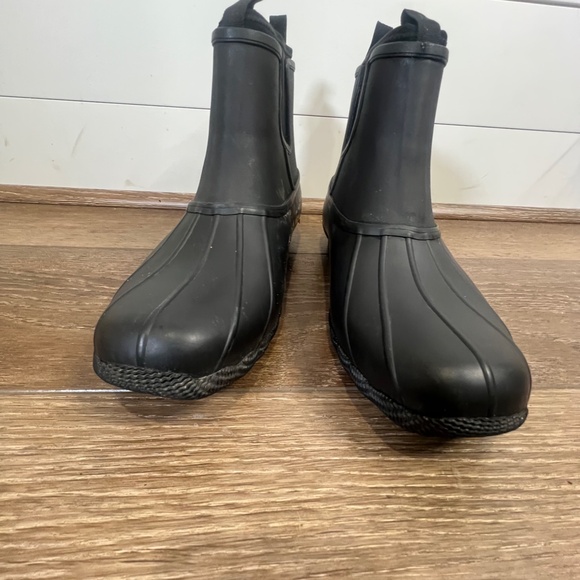 Sperry Women's Syren Cove Ankle Chelsea Rain Boot, Size 11, All black - Picture 2 of 10